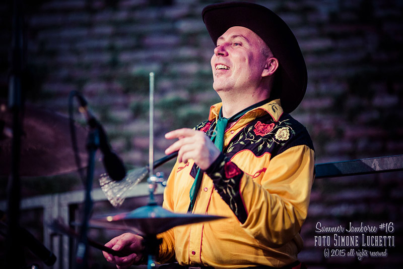 Musicisti al Summer Jamboree 2015