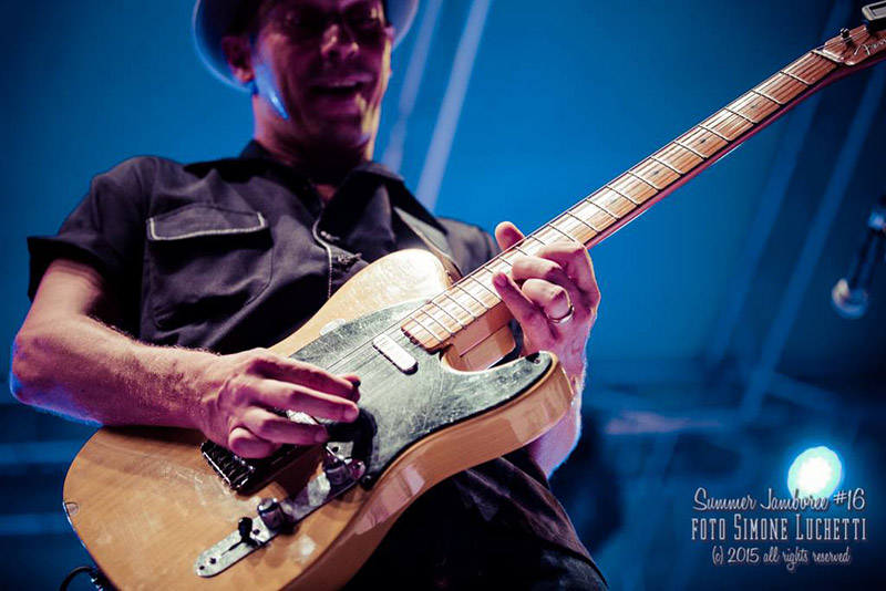 Musicisti sul palco del Summer Jamboree 2015