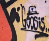 Il writer Geos in azione e i suoi lavori