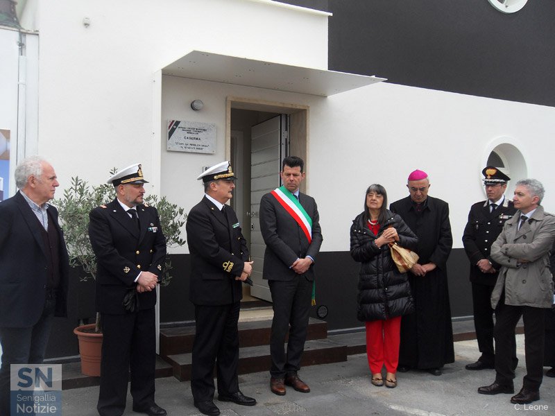 L'inaugurazione della caserma della Guardia Costiera