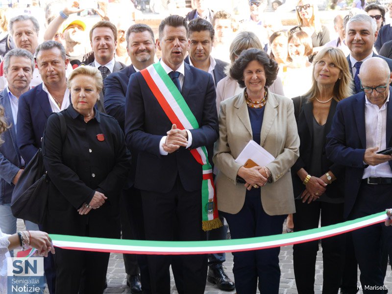 L'inaugurazione di Palazzetto Baviera a Senigallia