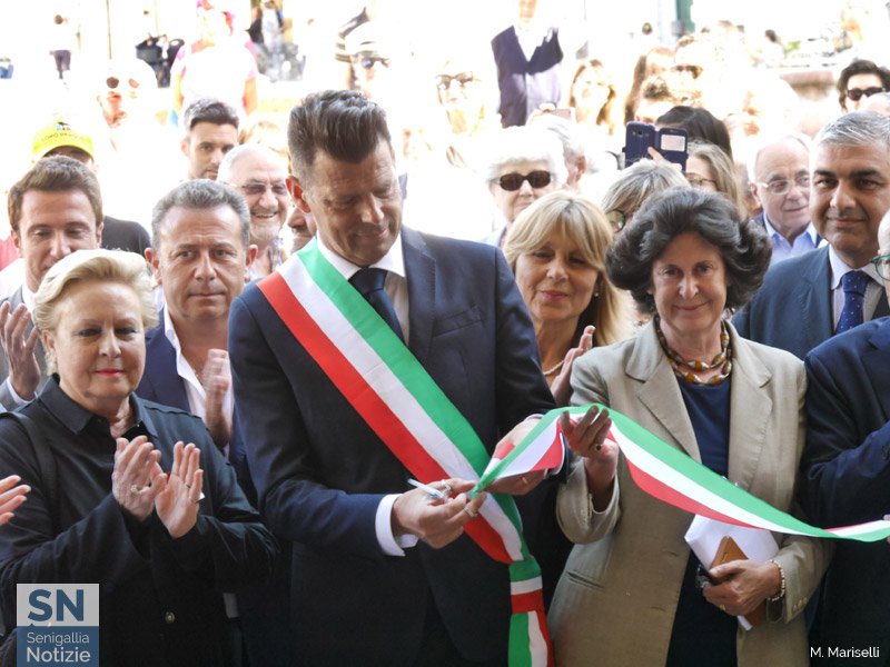 L'inaugurazione di Palazzetto Baviera a Senigallia