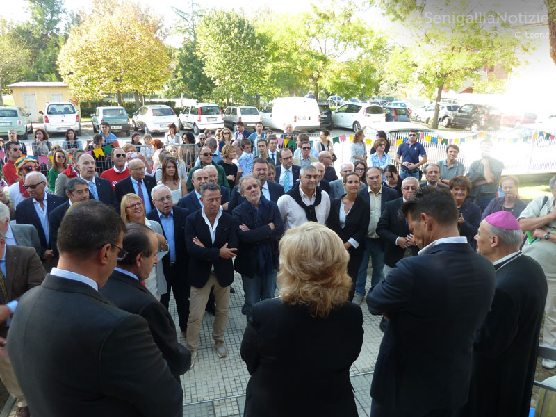 Autorità civili e religiose all'inaugurazione della S.Gaudenzio