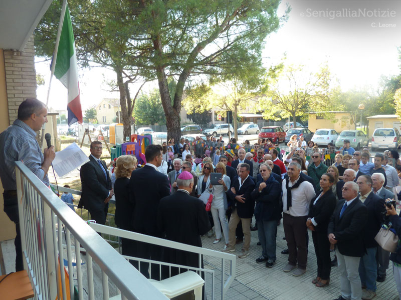 Taglio del nastro alla Scuola d’infanzia San Gaudenzio a Senigallia