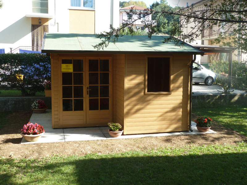 La casetta donata dalla città gemellata Lorrach