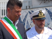 Il sindaco Maurizio Mangialardi e il Comandante della Capitaneria di Porto senigalliese Cristoforo De Giuseppe