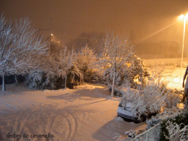 Senigallia, zona Cesanella in notturna