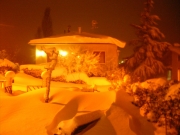 Neve a Ripe in notturna