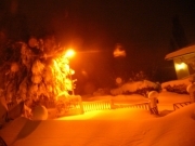 Neve a Ripe in notturna