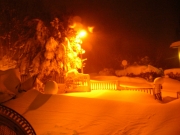 Neve a Ripe in notturna