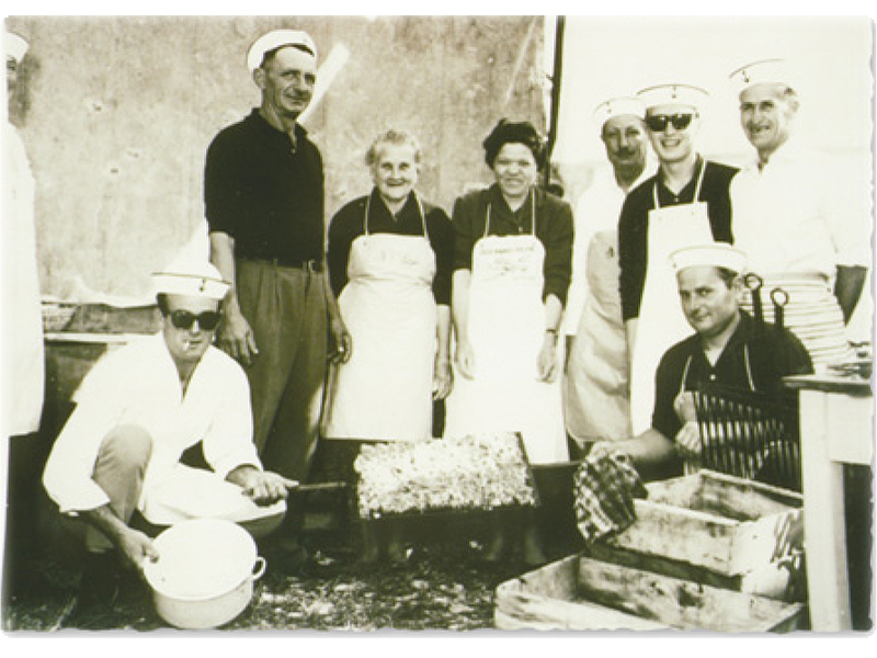 Le graticole del pesce arrosto (anni '60)