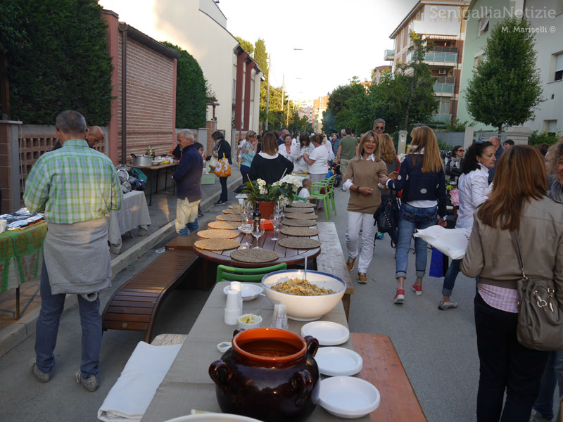 Cena in strada a Senigallia: La Sfangata