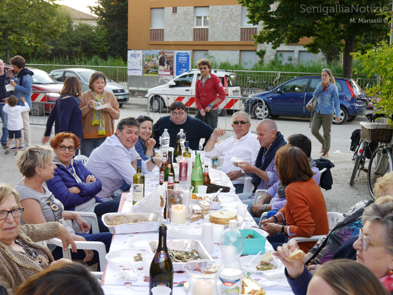 Cena in strada a Senigallia: La Sfangata