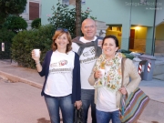 Residenti allluvionati, amici e volontari insieme a La Sfangata