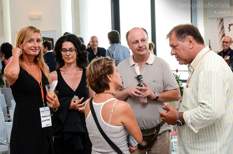 Lo staff di Netservice si intrattiene con gli ospiti di Legg10nline