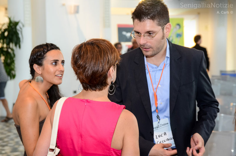 Lo staff di Netservice si intrattiene con gli ospiti di Legg10nline