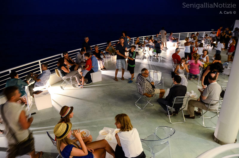 Lo spettacolo offerto dalla terrazza della Rotonda a Mare