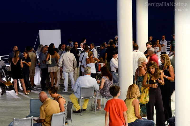 Lo spettacolo offerto dalla terrazza della Rotonda a Mare
