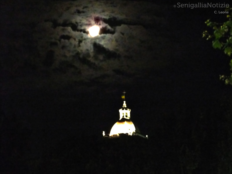 24/07/2013 - Scorcio notturno del campanile del municipio senigalliese