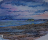 24/05/2017 - La spiaggia d'inverno in acquerello