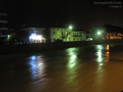 Fiume Misa in piena nel centro di Senigallia