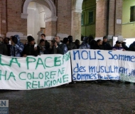Manifestazione contro il terrorismo a Senigallia