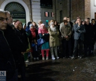 Manifestazione contro il terrorismo a Senigallia