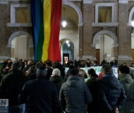 Manifestazione contro il terrorismo a Senigallia