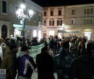 Manifestazione contro il terrorismo a Senigallia