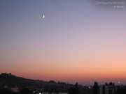 21/03/2013 - Spicchio di luna sui cieli di Senigallia