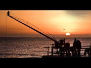 16/03/2014 - Pesca all\'alba al molo di Senigallia