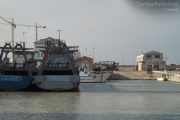 La darsena del porto di Senigallia con le motonavi rimaste