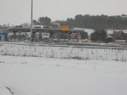 Casello autostradale di Senigallia chiuso per neve