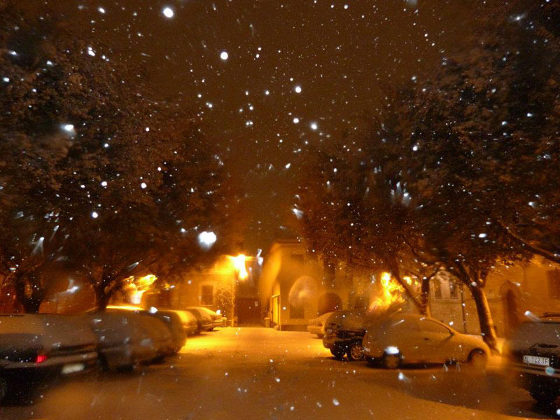 Il Terreno a Corinaldo la sera del 2 febbraio