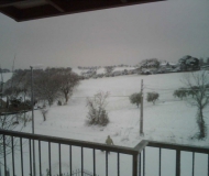Neve nell\'entroterra di Senigallia: foto dei lettori