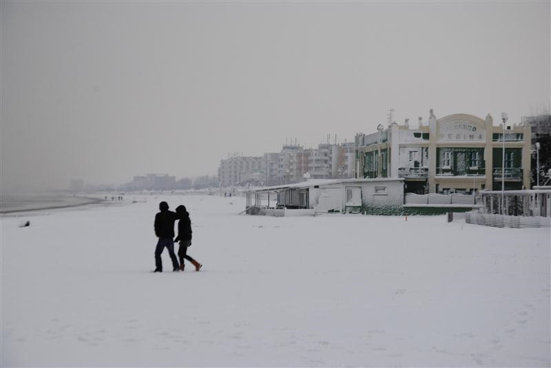 Tratto della spiaggia di Senigallia