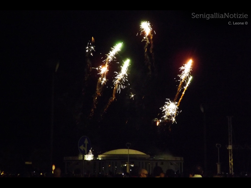 Spettacolo pirotecnico per la Notte della Rotonda 2013