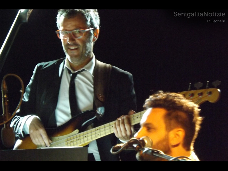I musicisti del concerto al piazzale della Libertà