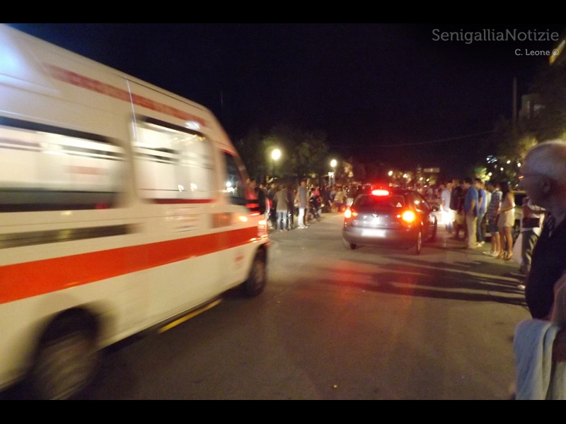 Numerosi gli interventi dell'ambulanza a Senigallia