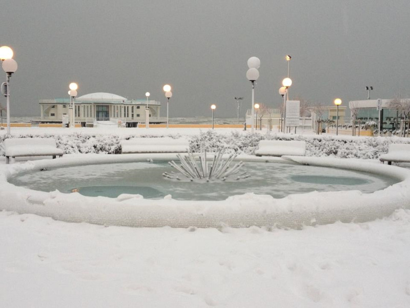 Suggestiva veduta della Rotonda a Mare