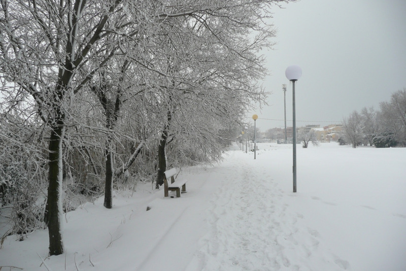 Pista ciclabile verso la Cesanella