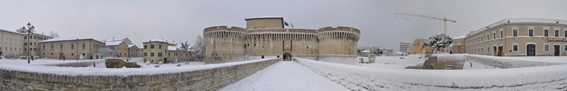 Rocca Roveresca vista a 180°