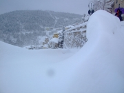Strade di Arcevia sepolte dalla neve