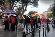 Il corteo anti-Bolkestein sfila a Senigallia