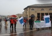 Manifestazione a Senigallia degli operatori balneari