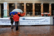 Manifestazione a Senigallia degli operatori balneari