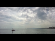10/10/2014 - Bagno al mare con le nubi