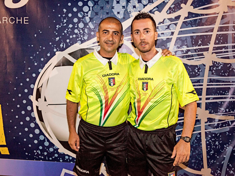 Gli arbitri del Città di Senigallia - Trofeo Prometeo