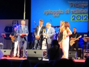 Il sindaco Maurizio Mangialardi e il giornalista Pino Scaccia al Premio Spiaggia di Velluto 2012 di Senigallia