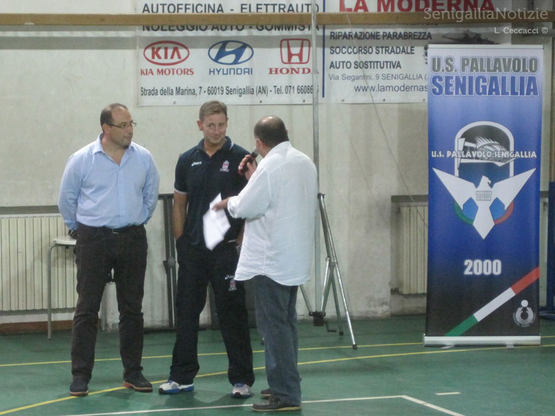 Alberto Giuliani descrive ai microfoni l'esperienza a Senigallia